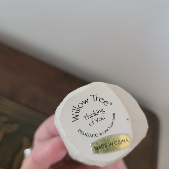 Willow Tree Angel Thinking of You Susan Lordi Demdaco Figurine 2004 Connection - Picture 4 of 4